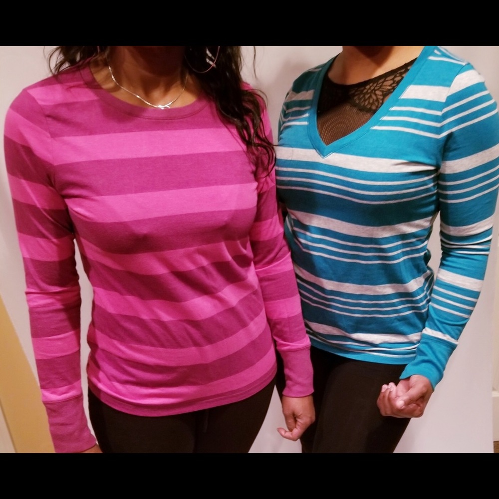 Long sleeve stripe shirt